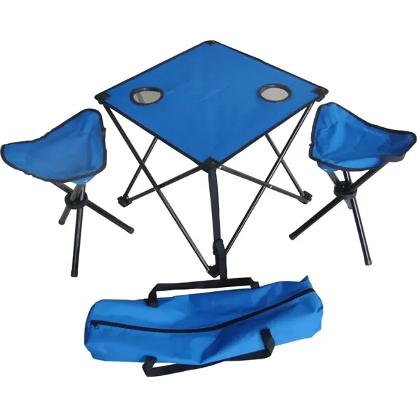 Folding Camping Table Chairs Set - Folding Camping Table Chairs Set - Image 3 of 3