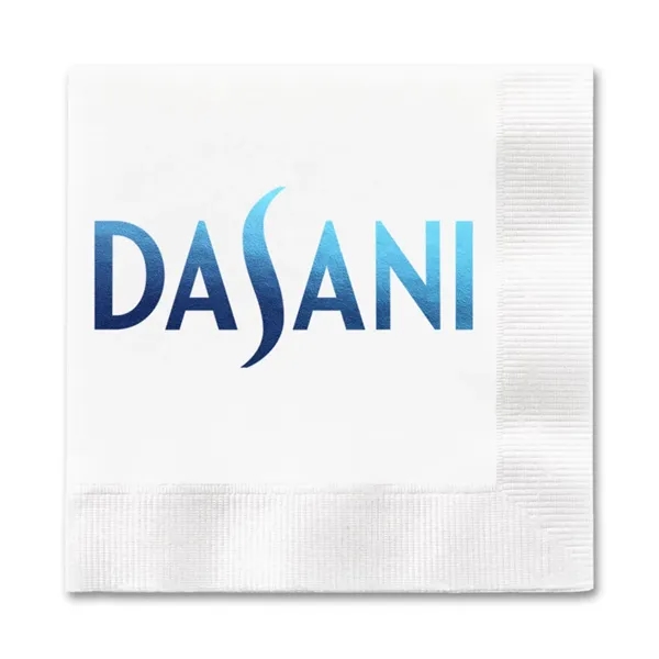 Foil Stamped 3-Ply White Luncheon Napkin, FSC Certified - Foil Stamped 3-Ply White Luncheon Napkin, FSC Certified - Image 0 of 1