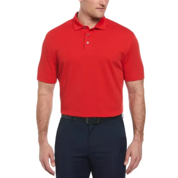 PERRY ELLIS® Moist Wicking UPF 50+ Men's Classic Polo Shirt - PERRY ELLIS® Moist Wicking UPF 50+ Men's Classic Polo Shirt - Image 2 of 6