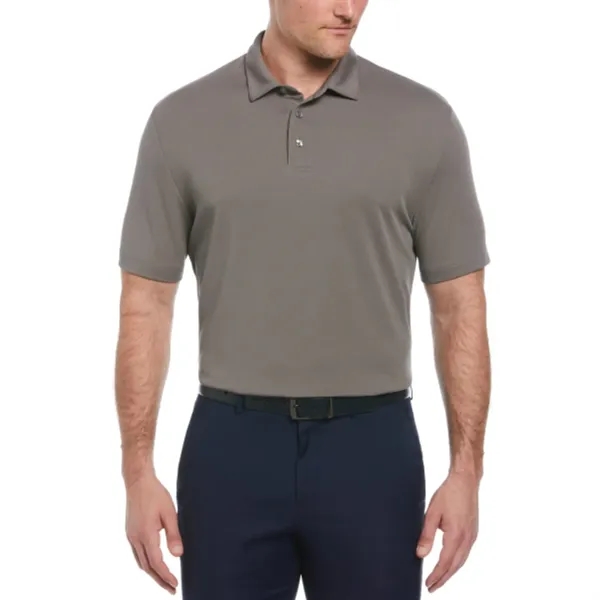 PERRY ELLIS® Moist Wicking UPF 50+ Men's Classic Polo Shirt - PERRY ELLIS® Moist Wicking UPF 50+ Men's Classic Polo Shirt - Image 3 of 6