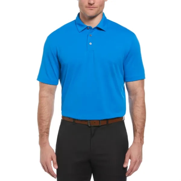 PERRY ELLIS® Moist Wicking UPF 50+ Men's Classic Polo Shirt - PERRY ELLIS® Moist Wicking UPF 50+ Men's Classic Polo Shirt - Image 6 of 6