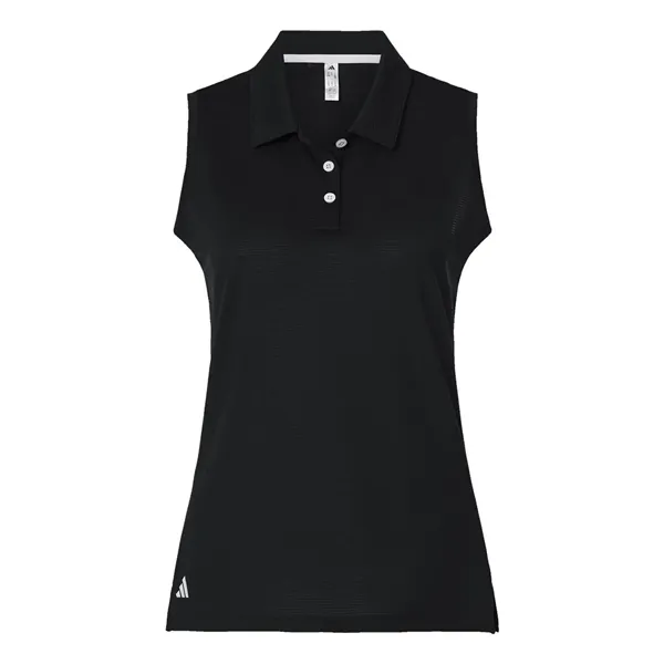 Adidas Women's Ottoman Sleeveless Polo - Adidas Women's Ottoman Sleeveless Polo - Image 0 of 6