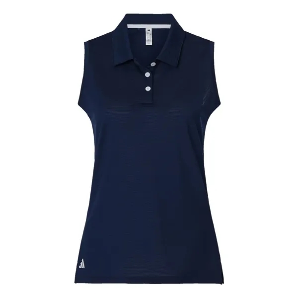 Adidas Women's Ottoman Sleeveless Polo - Adidas Women's Ottoman Sleeveless Polo - Image 5 of 6