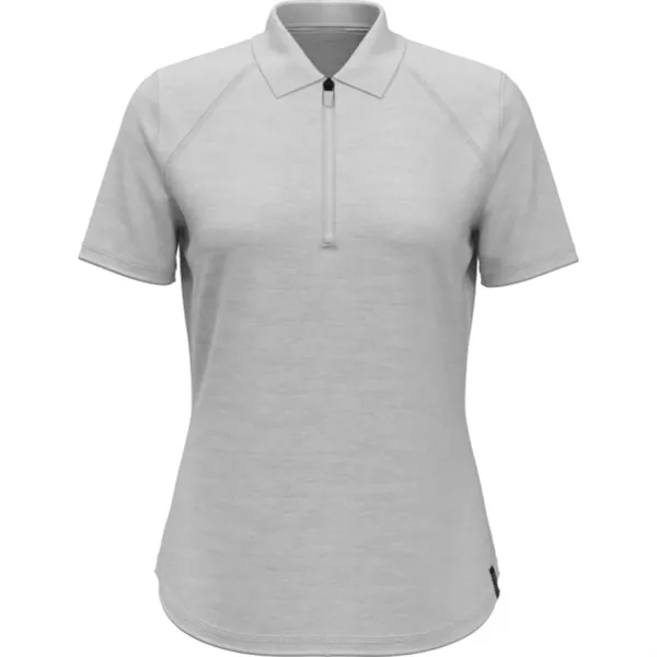 PERRY ELLIS® Moisture Wicking Double Knit Women's Polo Shirt - PERRY ELLIS® Moisture Wicking Double Knit Women's Polo Shirt - Image 4 of 4