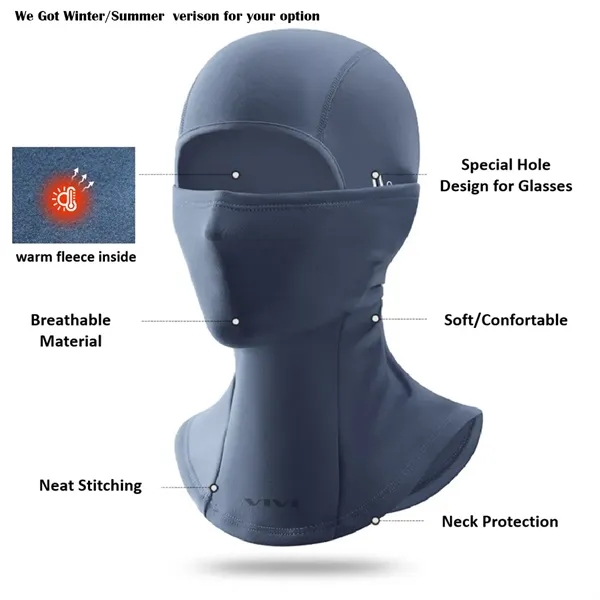 Balaclava Face MaskFor Ski Cycling Football Outdoor Activiti - Balaclava Face MaskFor Ski Cycling Football Outdoor Activiti - Image 1 of 3