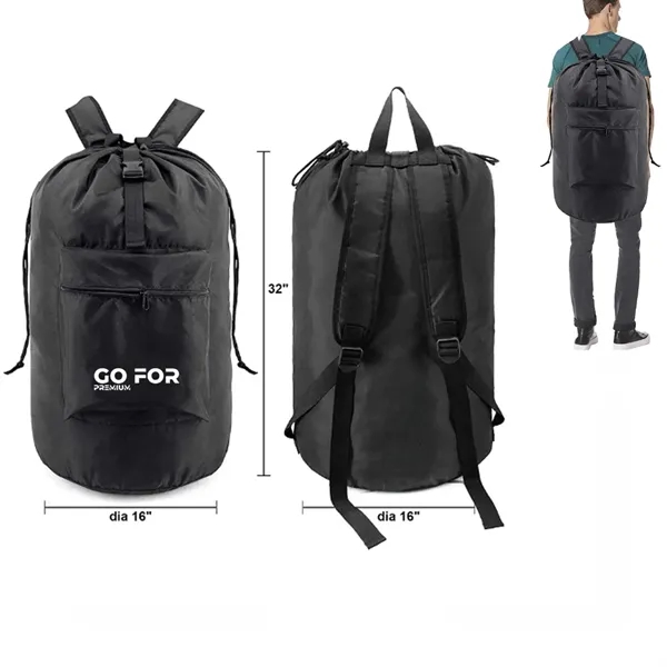 Large Washable Laundry Bag Backpack - Large Washable Laundry Bag Backpack - Image 0 of 1