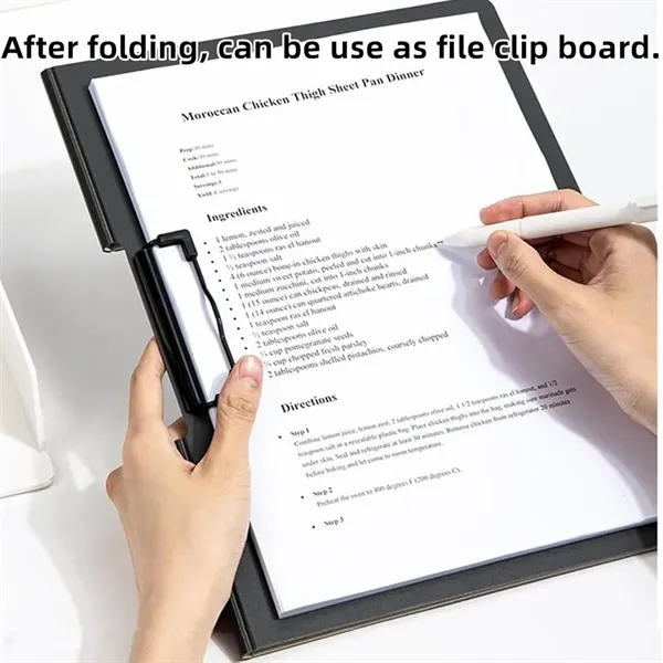 A4 Clipboard with Cover Foldable Document Organiser - A4 Clipboard with Cover Foldable Document Organiser - Image 3 of 5