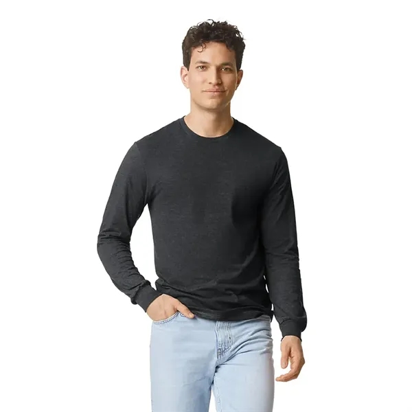 Gildan Softstyle CVC Adult Long Sleeve T-shirt -C - Gildan Softstyle CVC Adult Long Sleeve T-shirt -C - Image 5 of 6