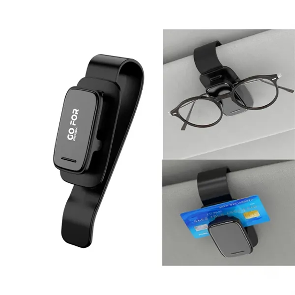 One-Handed-Operation Sunglasses Holder for Car - One-Handed-Operation Sunglasses Holder for Car - Image 0 of 1