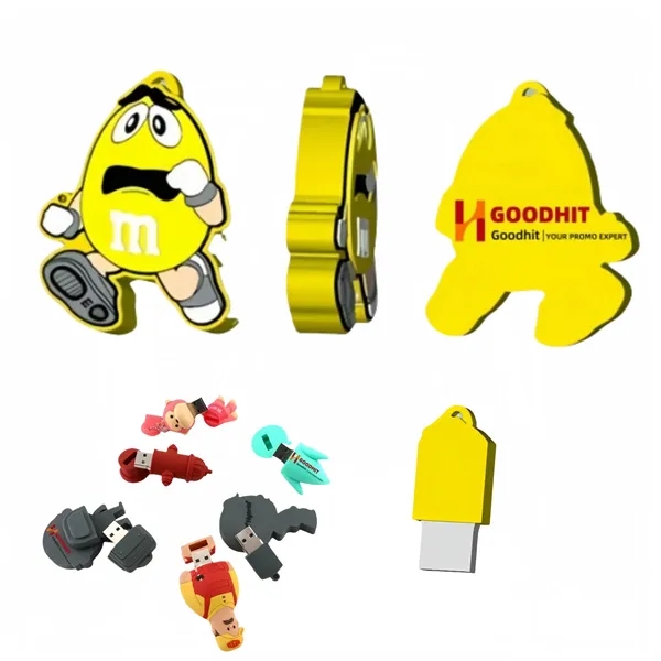 16GB Soft PVC Customized USB Drive For Company Promos - 16GB Soft PVC Customized USB Drive For Company Promos - Image 0 of 2