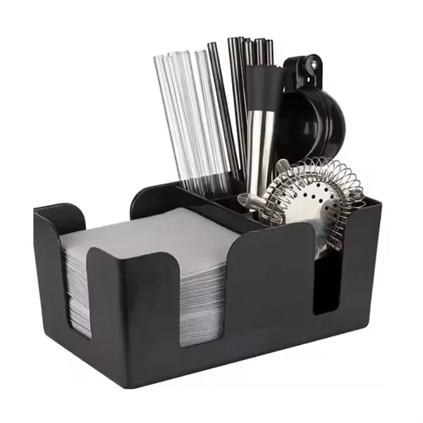 Multifunctional Plastic Bar Caddy - Multifunctional Plastic Bar Caddy - Image 2 of 4