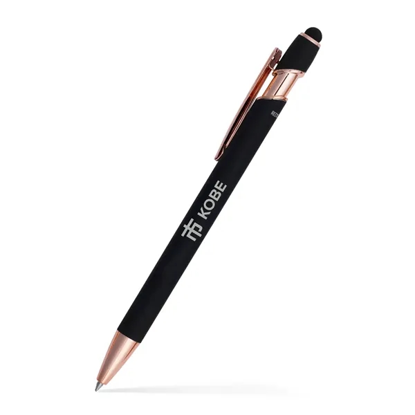Lexi Stylus Satin Soft Touch Gel Click Pen - Rose Gold (Recy - Lexi Stylus Satin Soft Touch Gel Click Pen - Rose Gold (Recy - Image 1 of 11