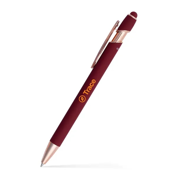Lexi Stylus Satin Soft Touch Gel Click Pen - Rose Gold (Recy - Lexi Stylus Satin Soft Touch Gel Click Pen - Rose Gold (Recy - Image 2 of 11