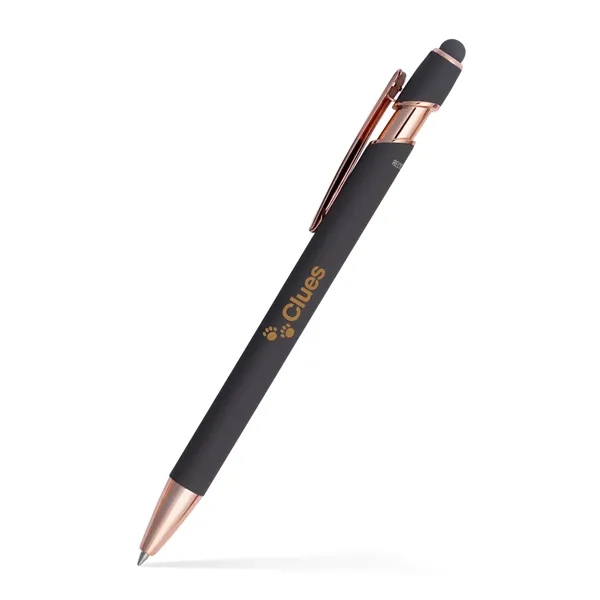 Lexi Stylus Satin Soft Touch Gel Click Pen - Rose Gold (Recy - Lexi Stylus Satin Soft Touch Gel Click Pen - Rose Gold (Recy - Image 4 of 11