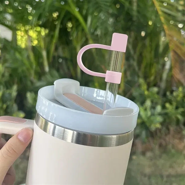 Silicone Straw Covers Compatible with Stanley Cups Tumblers - Silicone Straw Covers Compatible with Stanley Cups Tumblers - Image 2 of 4