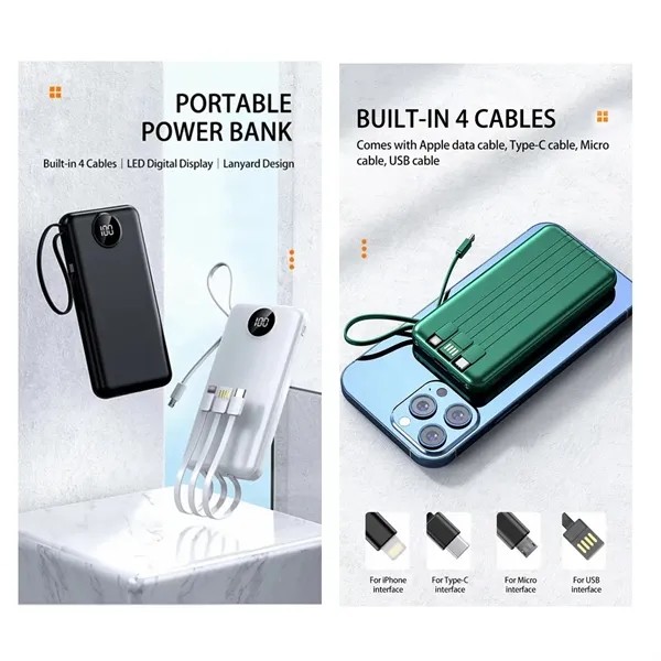 10000Mah Power Bank Portable Charger Fast Charging - 10000Mah Power Bank Portable Charger Fast Charging - Image 1 of 5