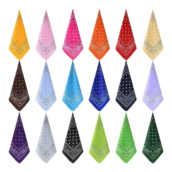 2-Sided Printed Bandana - 2-Sided Printed Bandana - Image 1 of 2