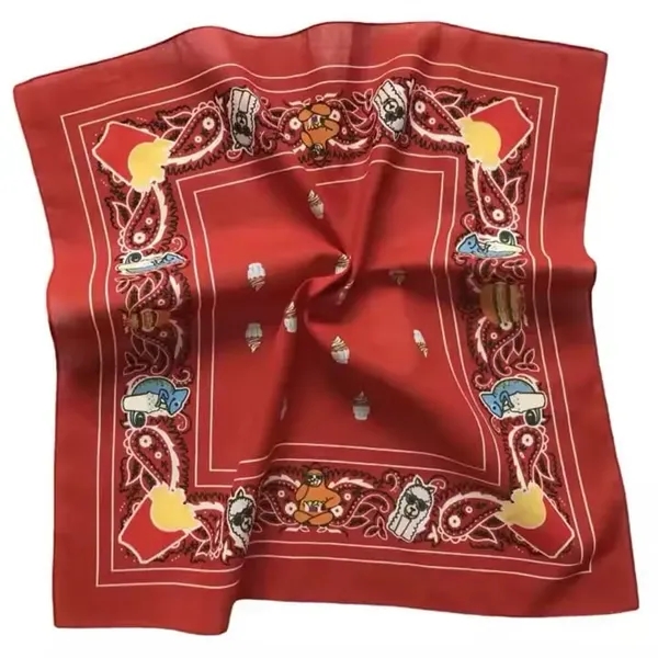2-Sided Printed Bandana - 2-Sided Printed Bandana - Image 2 of 2