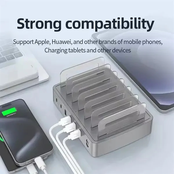 6 Port USB Multiple Devices Fast Charging Station - 6 Port USB Multiple Devices Fast Charging Station - Image 1 of 3