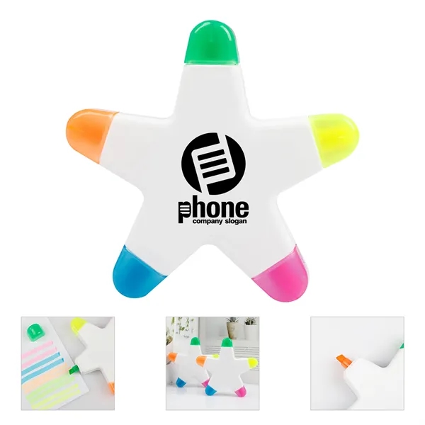 Five Colors Highlighter Marker Pen - Five Colors Highlighter Marker Pen - Image 0 of 10