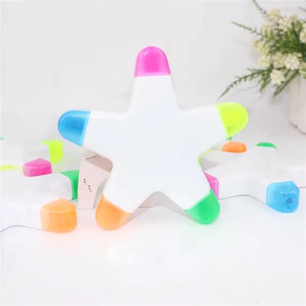 Five Colors Highlighter Marker Pen - Five Colors Highlighter Marker Pen - Image 2 of 10