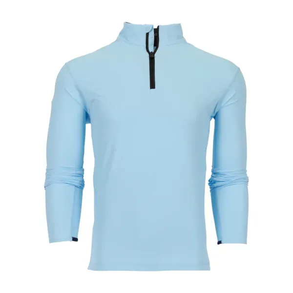Greyson Tate Mockneck Quarter-Zip - Wolf Blue - Greyson Tate Mockneck Quarter-Zip - Wolf Blue - Image 0 of 0