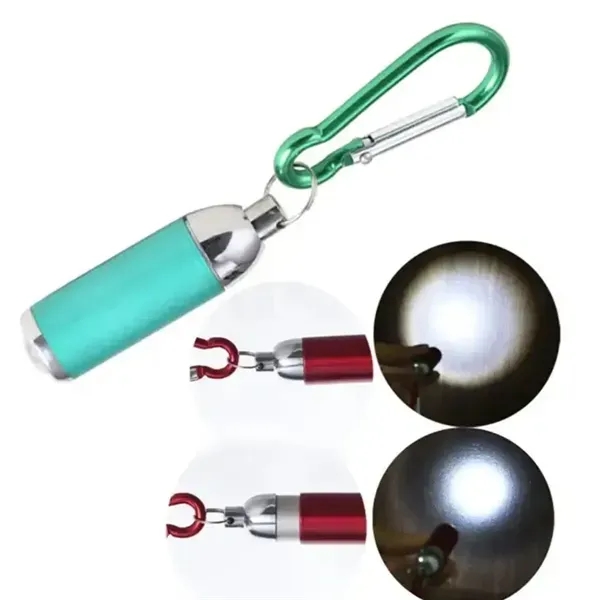Mini Portable LED Flashlight With Keychain - Mini Portable LED Flashlight With Keychain - Image 2 of 3