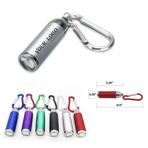 Mini Portable LED Flashlight With Keychain - Mini Portable LED Flashlight With Keychain - Image 0 of 3