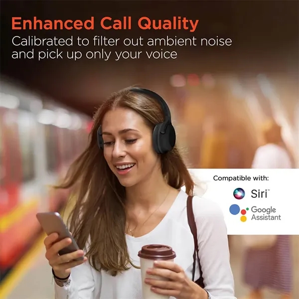 HyperGear Stealth2 ANC Wireless Noise Cancelling Over-the-Ea - HyperGear Stealth2 ANC Wireless Noise Cancelling Over-the-Ea - Image 6 of 7