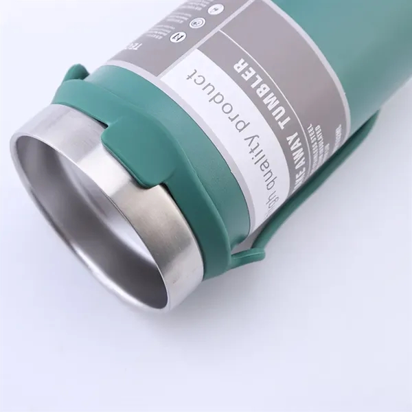 Coffee Tumbler with Silicone Strap - Coffee Tumbler with Silicone Strap - Image 1 of 3