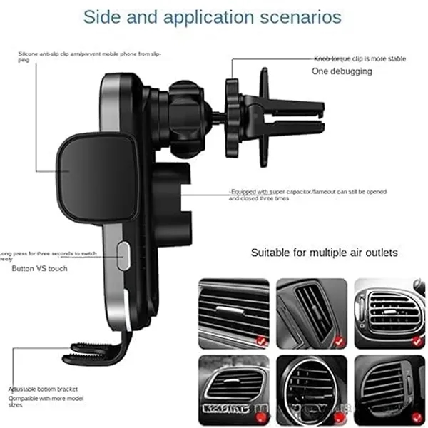 Wireless Car Charger Mount - Wireless Car Charger Mount - Image 2 of 3