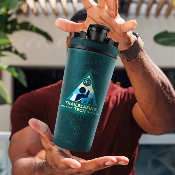 4D-Original-Ice Shaker Tumbler - 26 oz. - Full Color Raised - 4D-Original-Ice Shaker Tumbler - 26 oz. - Full Color Raised - Image 2 of 2