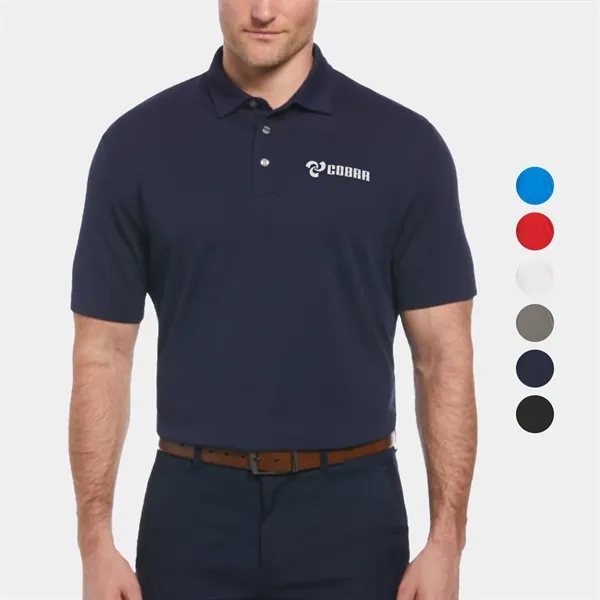 PERRY ELLIS® Moist Wicking UPF 50+ Men's Classic Polo Shirt - PERRY ELLIS® Moist Wicking UPF 50+ Men's Classic Polo Shirt - Image 0 of 6