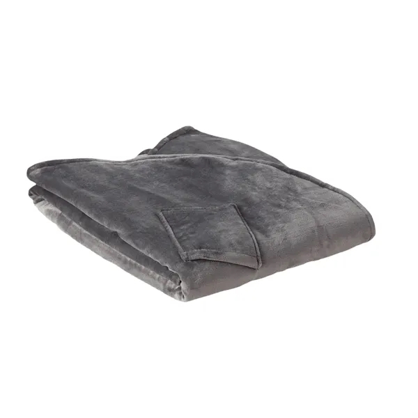 VelvetLoft Sherpa Wearable Throw - Smoke - VelvetLoft Sherpa Wearable Throw - Smoke - Image 3 of 4