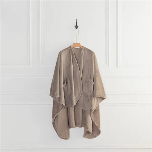 Berkshire PrimaLush Cape Wrap With Pockets - String - Berkshire PrimaLush Cape Wrap With Pockets - String - Image 0 of 3