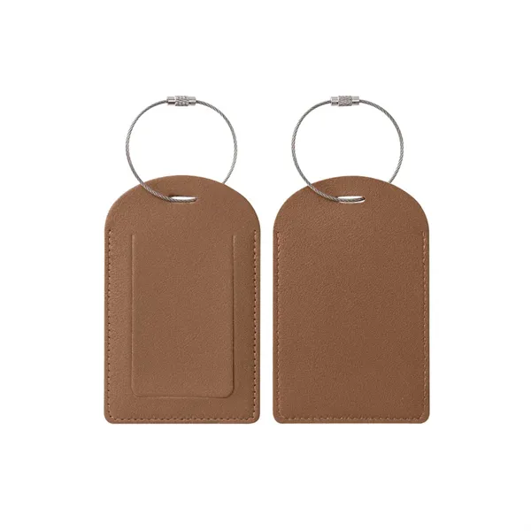 Vegan Leather Luggage Tag With Custom Logo - Vegan Leather Luggage Tag With Custom Logo - Image 14 of 37