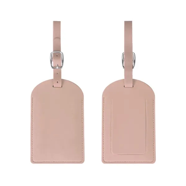 Vegan Leather Luggage Tags With Logo - Vegan Leather Luggage Tags With Logo - Image 14 of 25