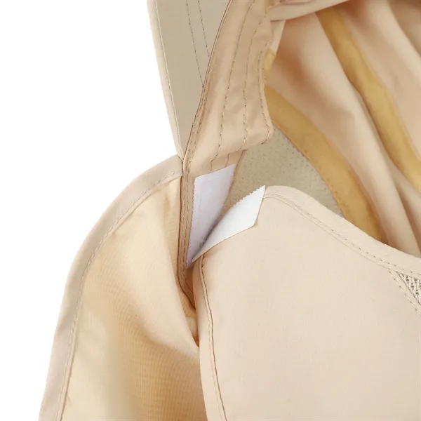 UPF 50+ Polyester Adjustable Fishing Hat with Face Neck Flap - UPF 50+ Polyester Adjustable Fishing Hat with Face Neck Flap - Image 5 of 5