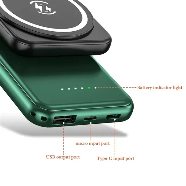 5000mAh Magnet Wireless Charger - 5000mAh Magnet Wireless Charger - Image 6 of 13