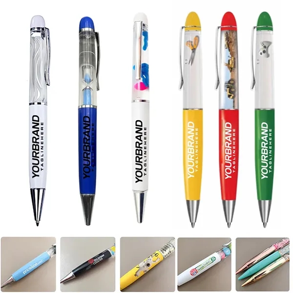 Customizable Floater Pens with Colorful Graphics - Customizable Floater Pens with Colorful Graphics - Image 0 of 3