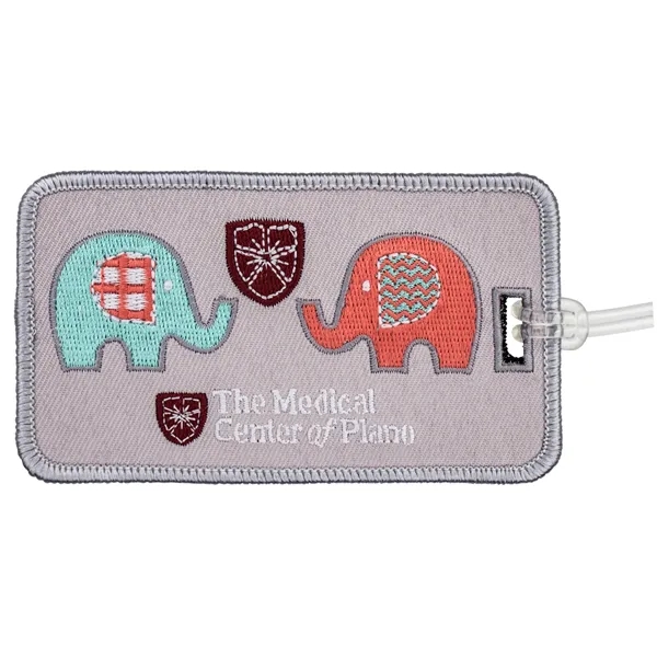 Custom Embroidered Luggage Tag - Custom Embroidered Luggage Tag - Image 5 of 5