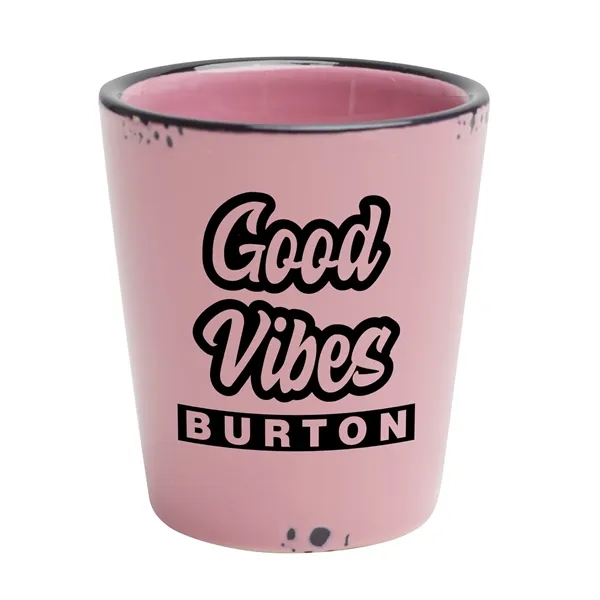 Distressed Camp Stone Shot Glass - Distressed Camp Stone Shot Glass - Image 4 of 5