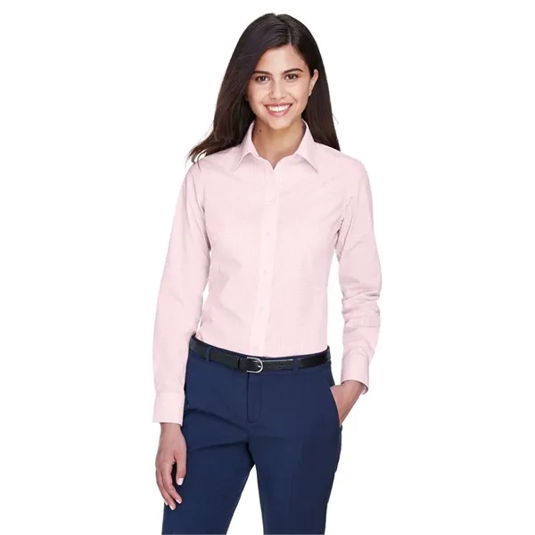 Devon & Jones Women's Crown Collection® Gingham Check Wov... - Devon & Jones Women's Crown Collection® Gingham Check Wov... - Image 3 of 4