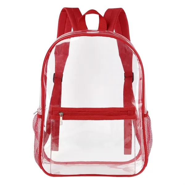 Heavy Duty Security Clear PVC School Backpack ( Ocean ) - Heavy Duty Security Clear PVC School Backpack ( Ocean ) - Image 7 of 8