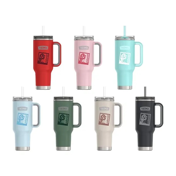 Thermos 40oz Stainless Steel Cup Holder Mug - Thermos 40oz Stainless Steel Cup Holder Mug - Image 0 of 0