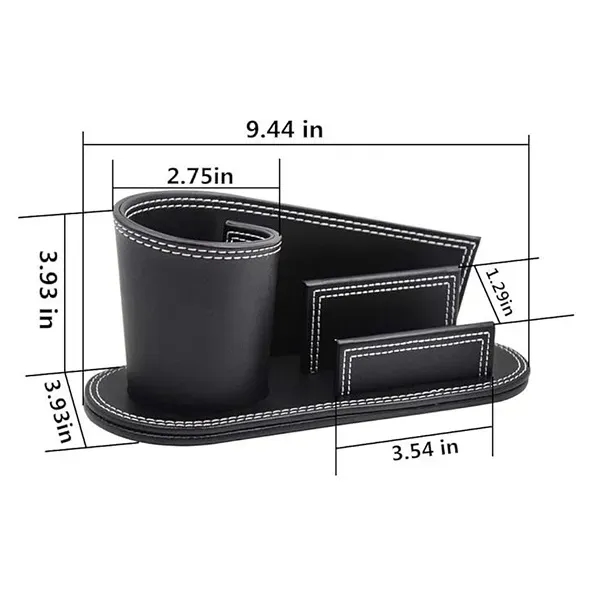 Desktop Stationery Caddy Business Card Holder Stand - Desktop Stationery Caddy Business Card Holder Stand - Image 1 of 6