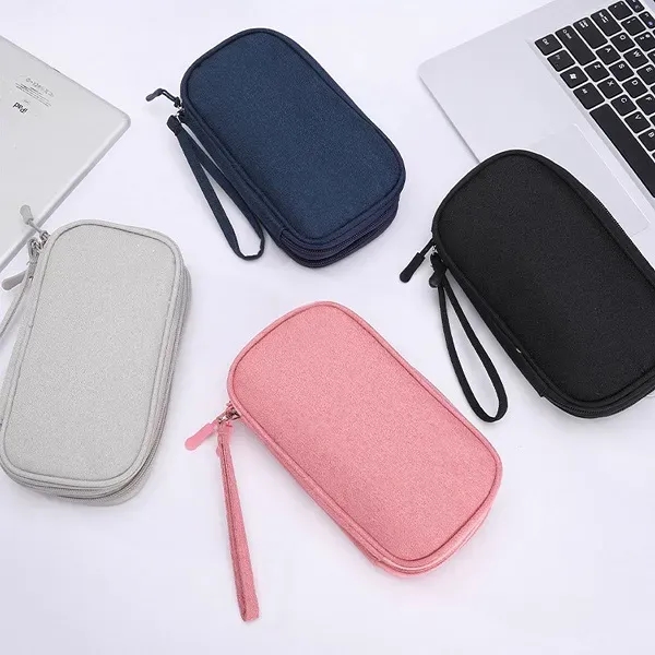 Travel Cable Organizer Pouch Carrying Kit Electronics - Travel Cable Organizer Pouch Carrying Kit Electronics - Image 2 of 4