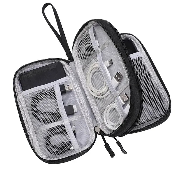 Travel Cable Organizer Pouch Carrying Kit Electronics - Travel Cable Organizer Pouch Carrying Kit Electronics - Image 4 of 4