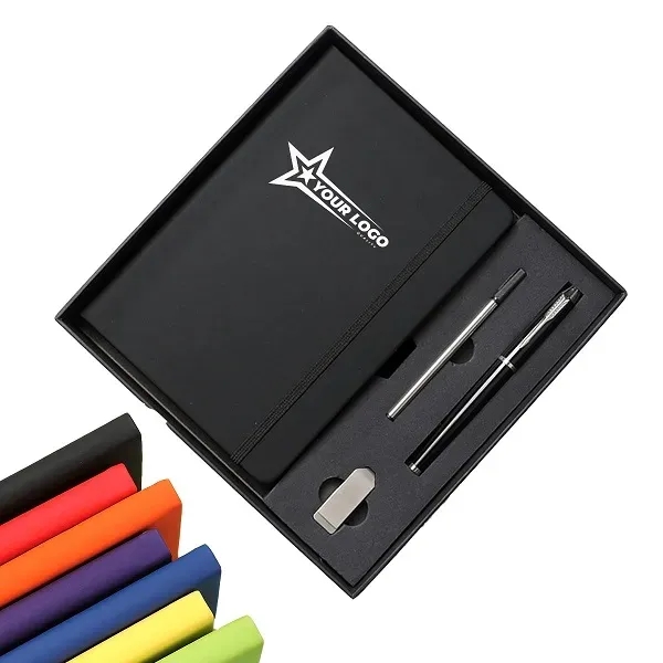 Notebook Gift Set w/ Pen USB Drive Business Office Journal - Notebook Gift Set w/ Pen USB Drive Business Office Journal - Image 0 of 5