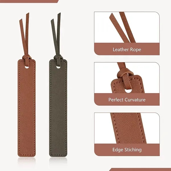 Premium long Leather strips Stylish Bookmark - Premium long Leather strips Stylish Bookmark - Image 2 of 3